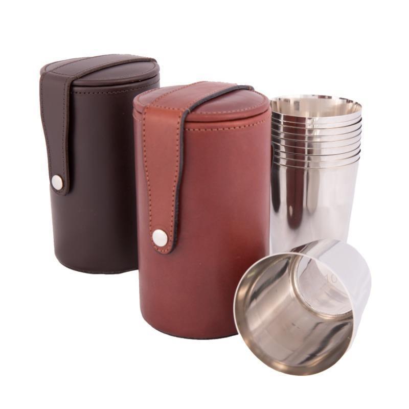 William Powell Premier Leather Beaker Set - William Powell