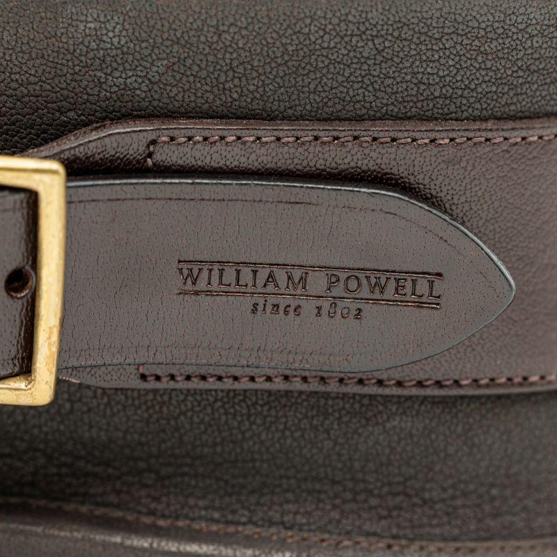 William Powell Water Buffalo Leather Cartridge Bag / Dark Havana - 100 Cartridges - William Powell
