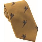 Woven Silk Tie - Pheasant Gold - William Powell