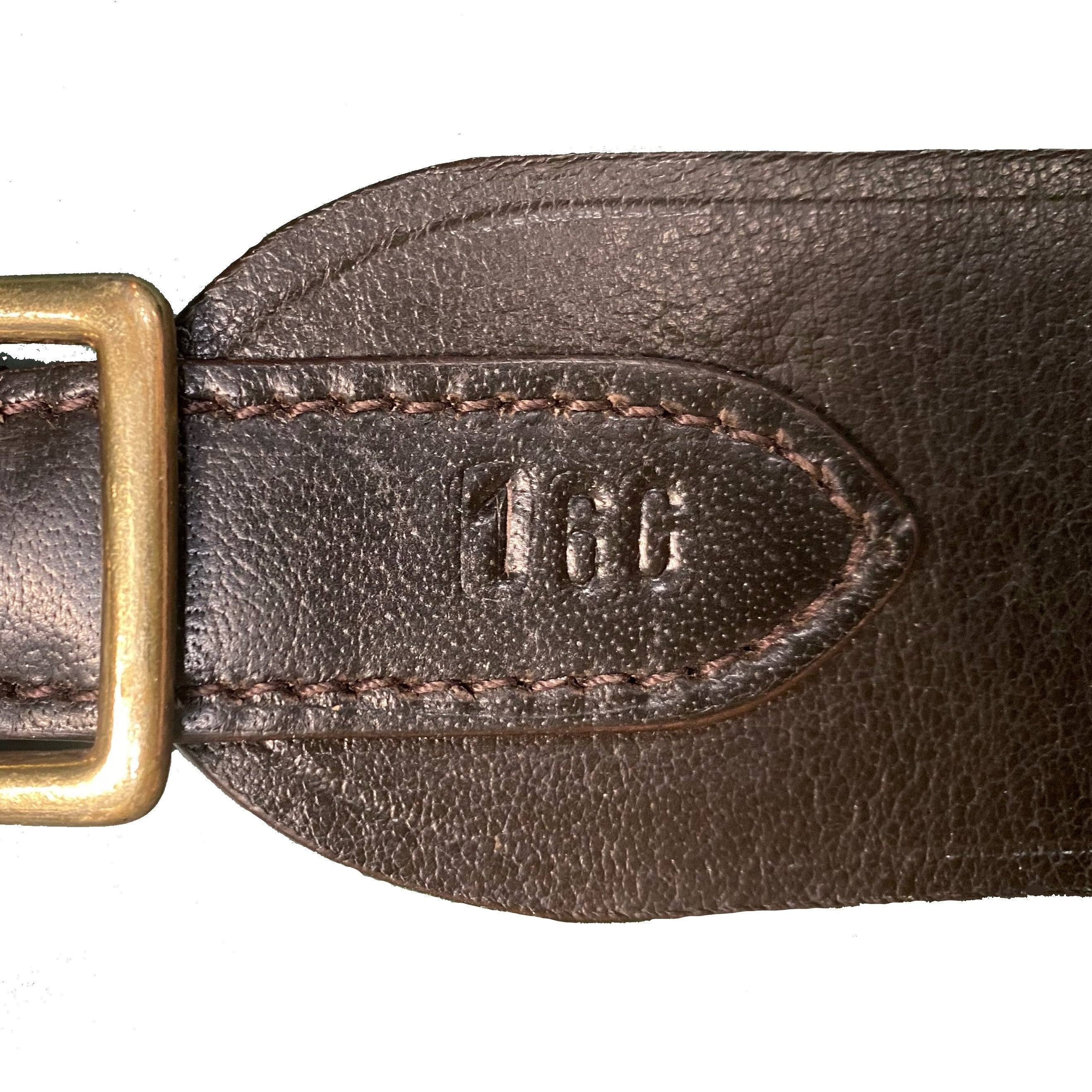 William Powell Open Loop Adjustable Leather Cartridge Belt - 16 Bore