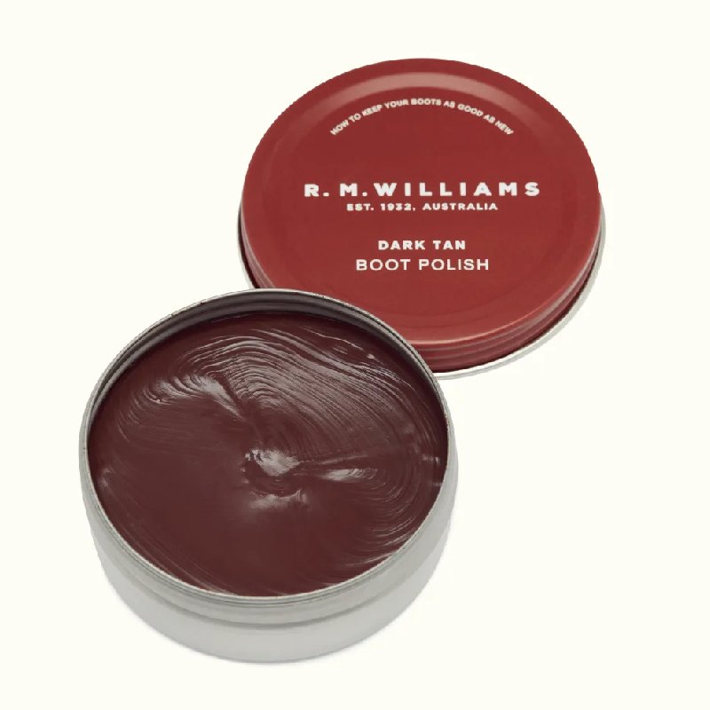 R.M.Williams Stockman's Boot Polish (70ml) - Dark Tan