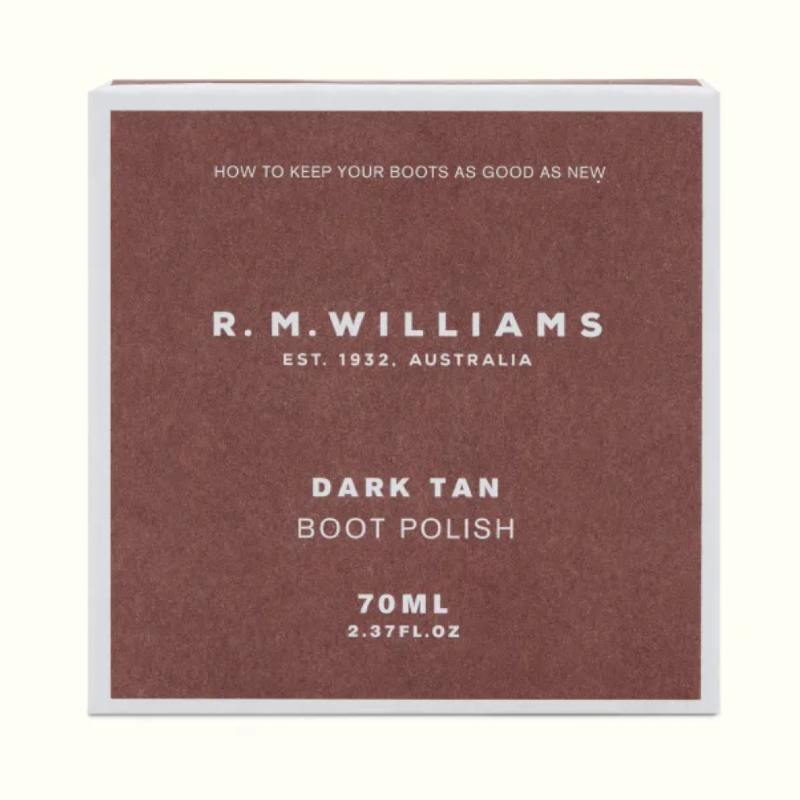 R.M.Williams Stockman's Boot Polish (70ml) - Dark Tan