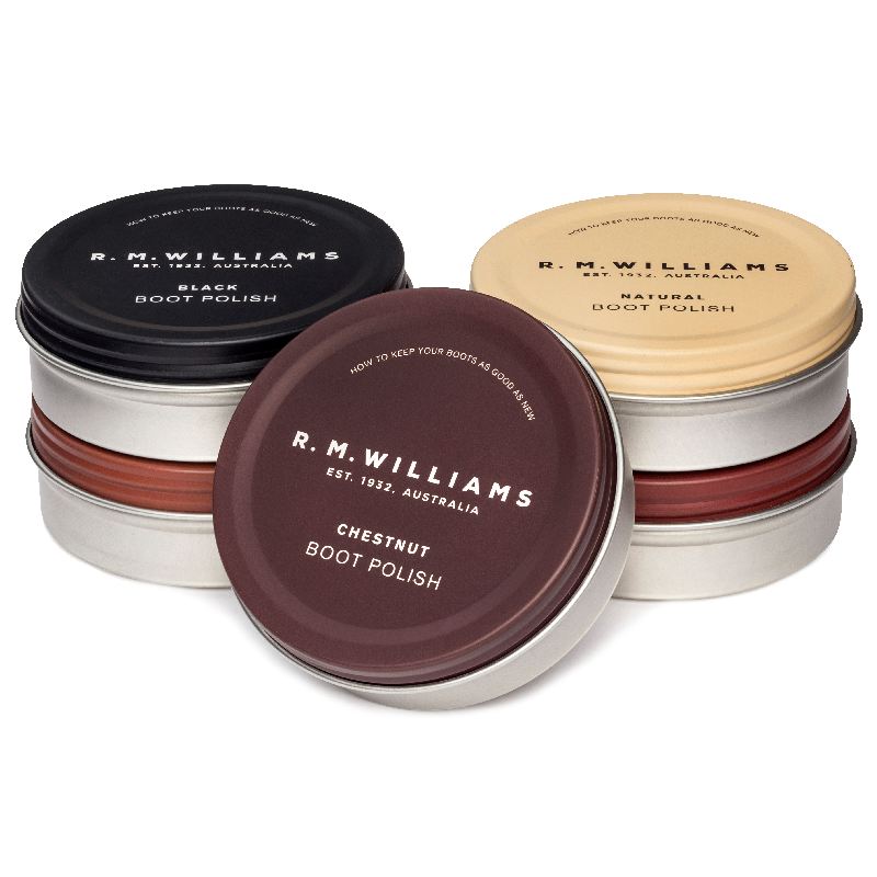 R.M.Williams Stockman's Boot Polish (70ml) - Dark Tan