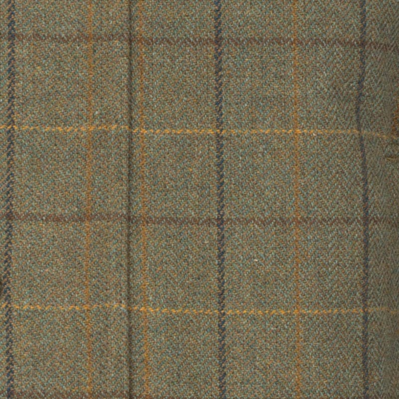 Alan Paine Rutland Tweed Waistcoat - Dark Moss
