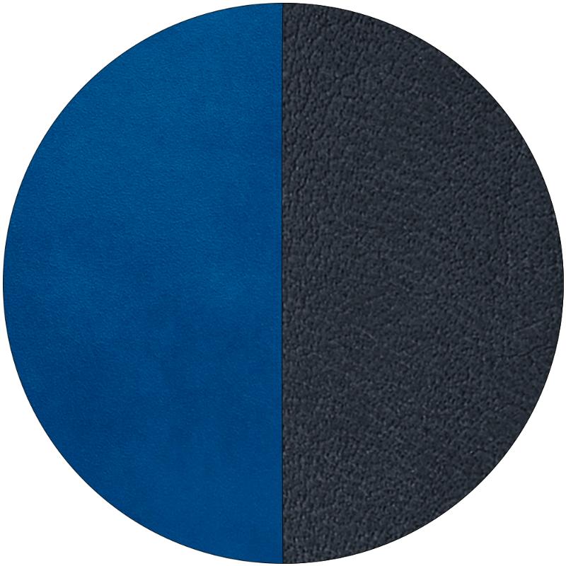 Fairfax & Favor Hampton Leather & Suede Belt - Porto Blue/Navy