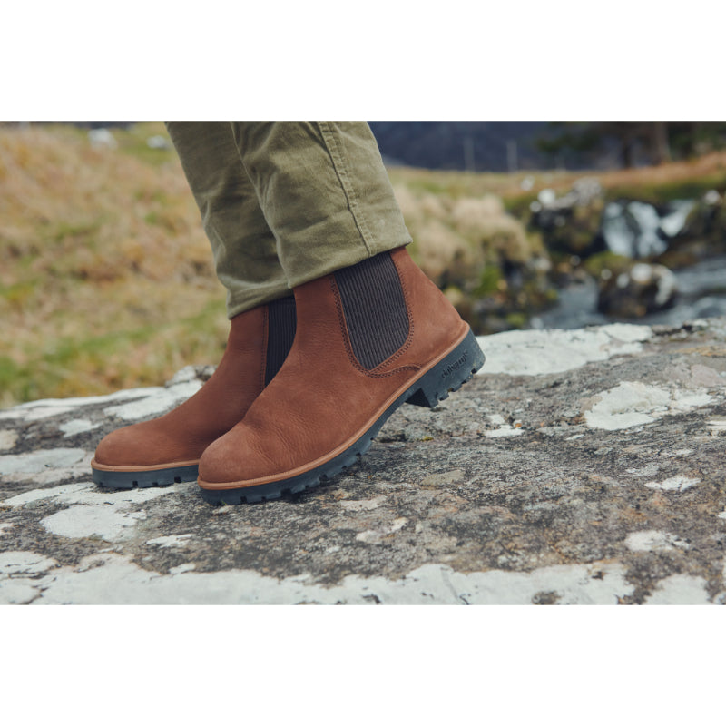 Dubarry Clonliffe GORE TEX Ladies Waterproof Chelsea Boot Walnut William Powell