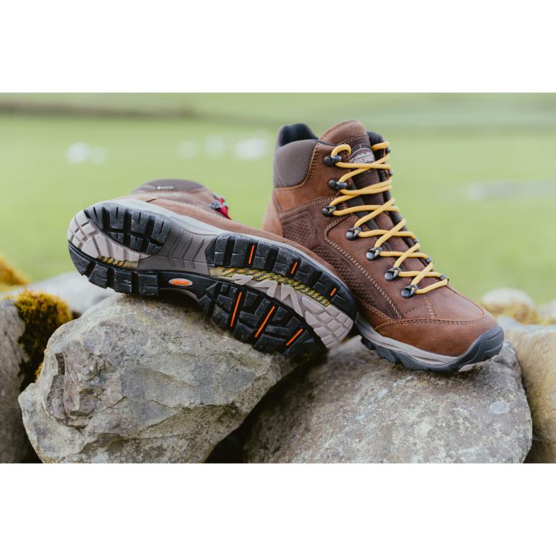 Meindl Baltimore GORE-TEX Ladies Waterproof Boots - Chestnut/Red