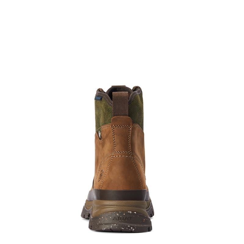 Ariat Moresby Waterproof Ladies Boot - Oilly Distressed Brown/Olive
