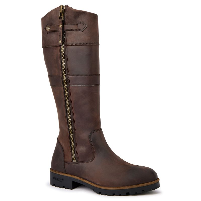 Dubarry Roundstone GORE-TEX Ladies Waterproof Leather Boot - Old Rum