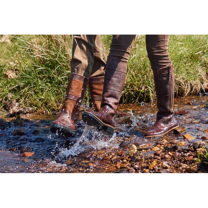 Dubarry Roundstone GORE-TEX Ladies Waterproof Leather Boot - Old Rum