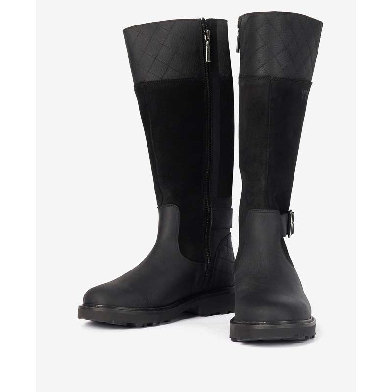 Barbour Fareham Waterproof Ladies Tall Boots - Black
