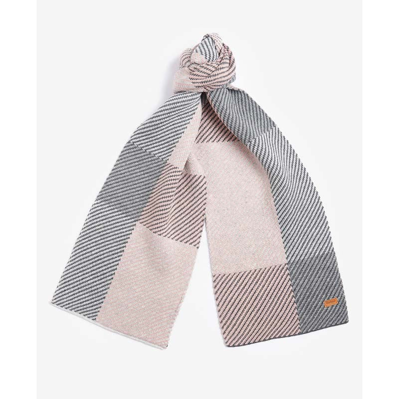 Barbour Nyla Beanie & Scarf Gift Set - Pearl Grey