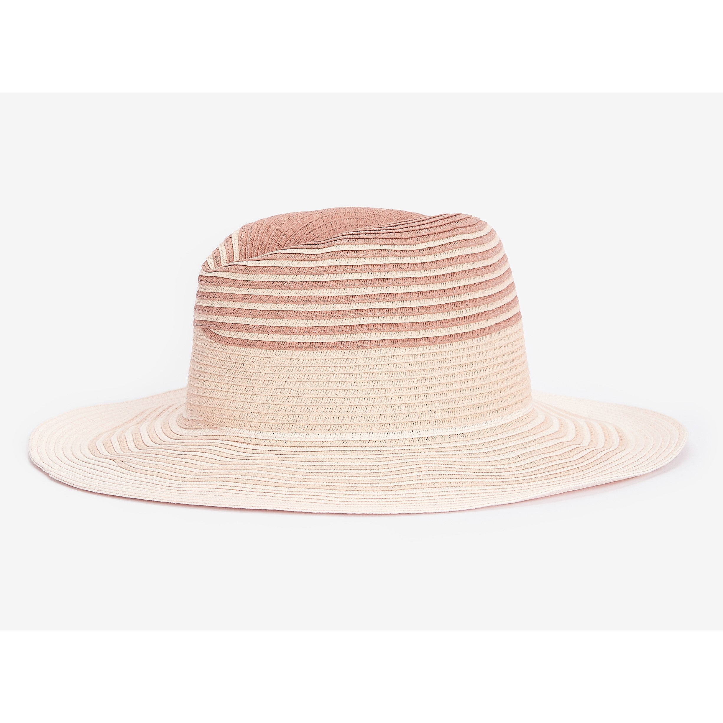 Barbour Adria Ombre Fedora Ladies Summer Hat - Primose Pink