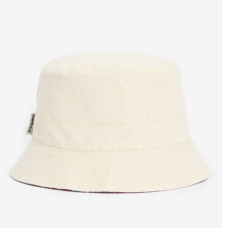 Barbour Adria Reversible Ladies Bucket Hat - Parchment