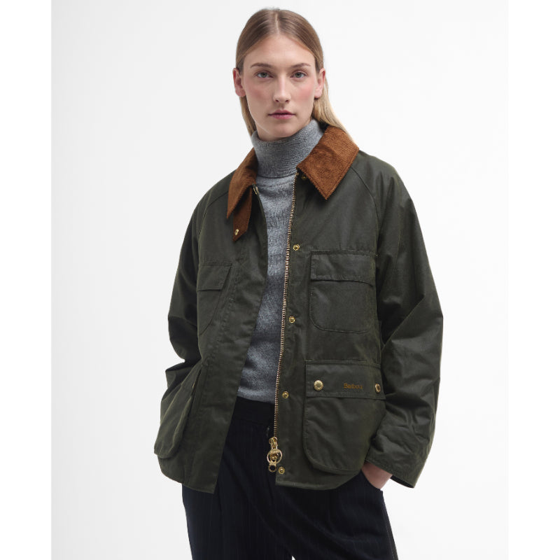 アウターその他 BARBOUR Woman Waistcoat Green LLI0003 OL71 Barbour Womens Montgomery Wax Jacket Olive - LWX1078OL71