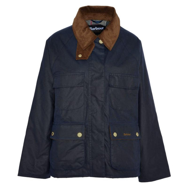 Barbour Ruth Ladies Wax Jacket - Royal Navy/Dress Tartan – William