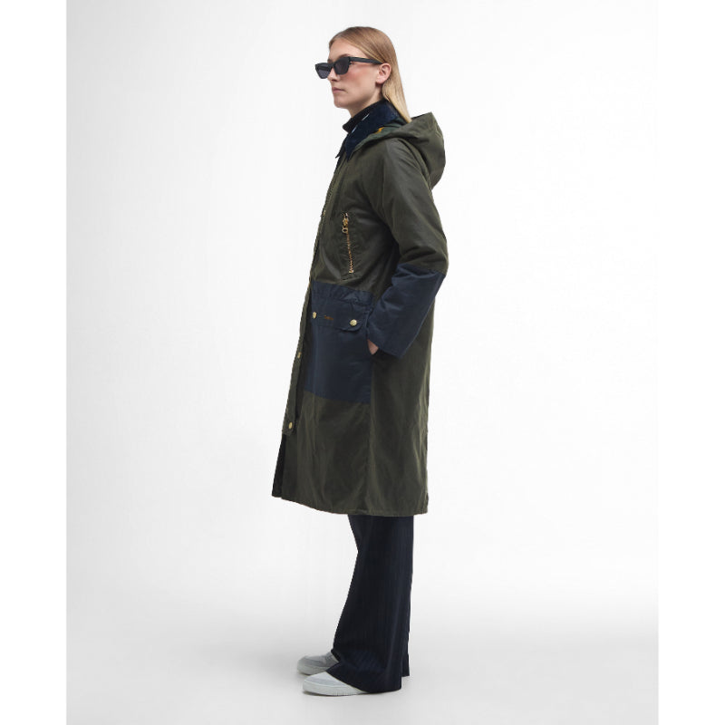 Barbour Carolyn Ladies Wax Jacket - Archive Olive/Ancient