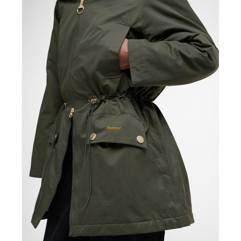 Barbour Inola Ladies Showerproof Jacket - Olive/Ancient