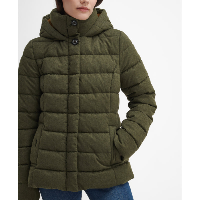Barbour Camellia Puffer Ladies Jacket - Olive – William Powell