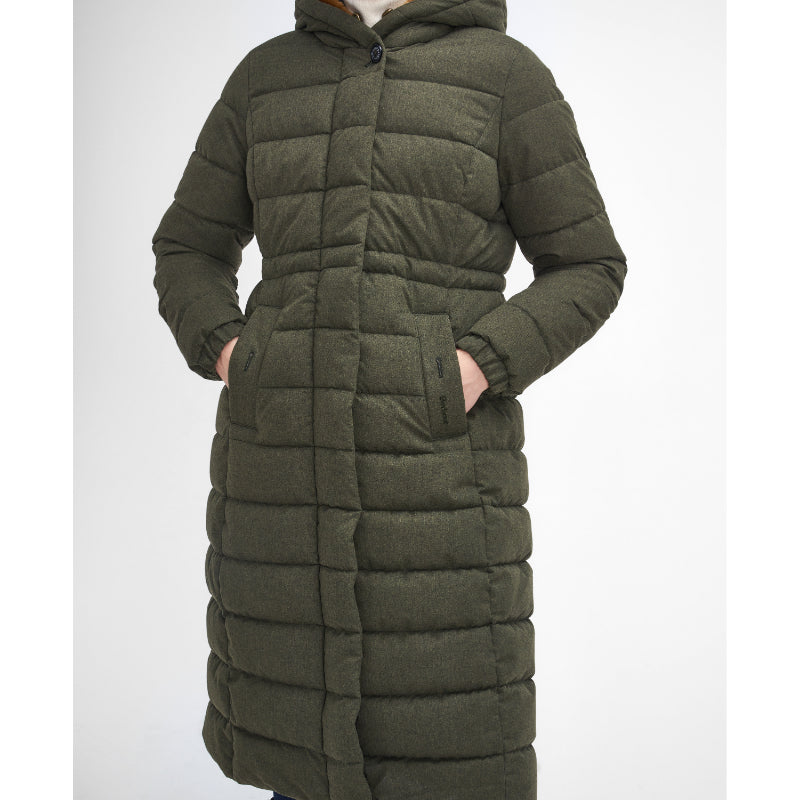 Barbour Clarence Puffer Ladies Jacket - Olive – William Powell