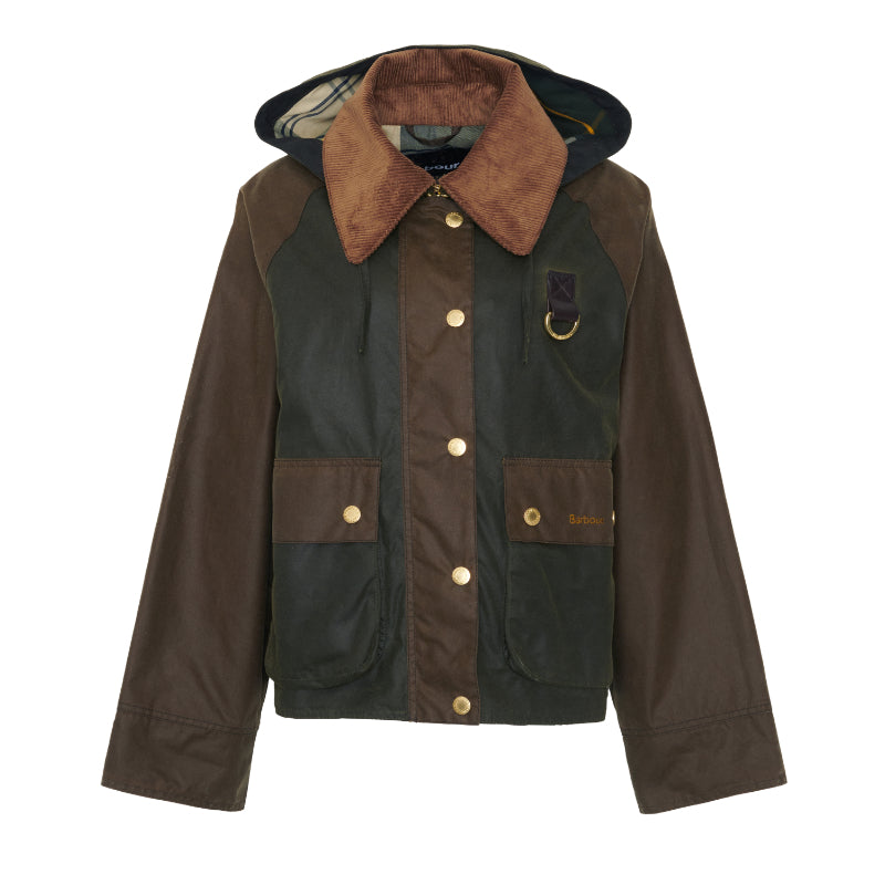 Barbour Reighton Wax Ladies Jacket - Archive Olive/Beech