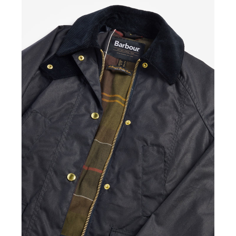 Barbour Modern Beadnell Ladies Wax Jacket - Navy/Classic – William