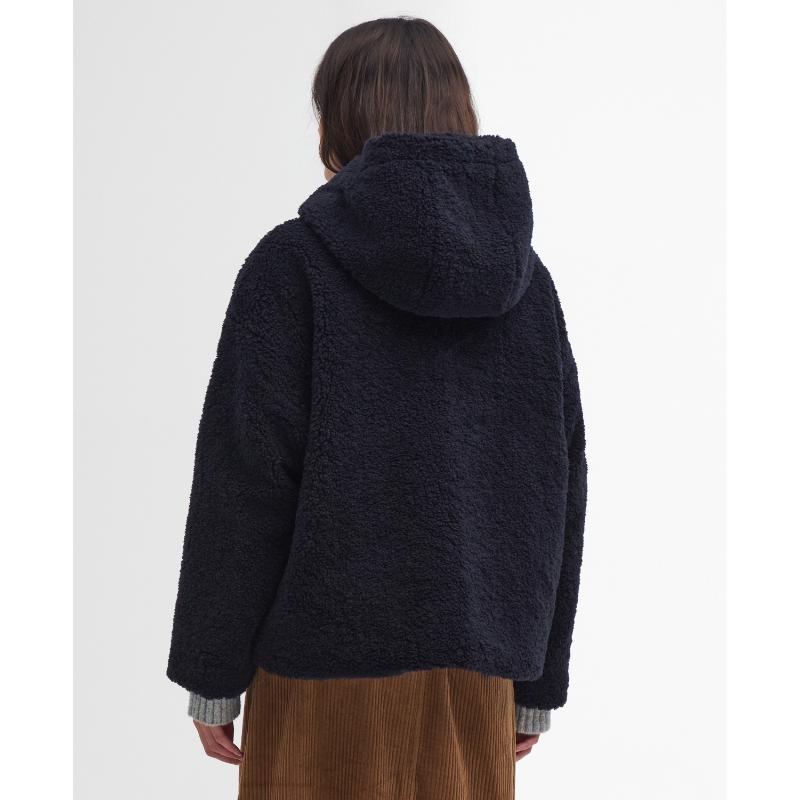 Barbour Amber Ladies Fleece Jacket - Dark Navy/Military