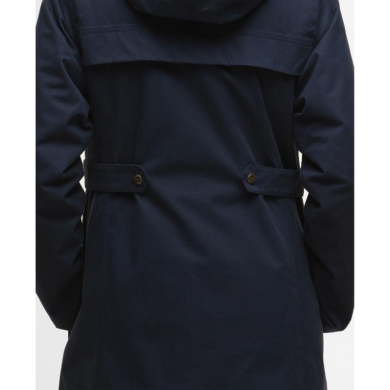Barbour Bamburgh Ladies Waterproof Jacket - Deep Navy/Blackwatch