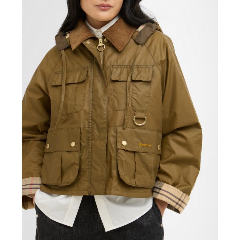 Barbour Liza Ladies Wax Jacket - Sand/Dress – William Powell