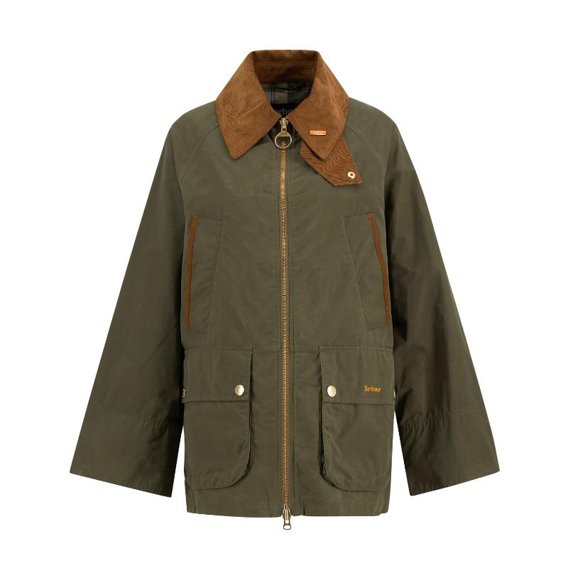 Barbour Icons Bedale Showerproof Ladies Jacket - Ivy Green/Ancient Barbour Icons Bedale Showerproof Ladies Jacket - Ivy Green/Ancient