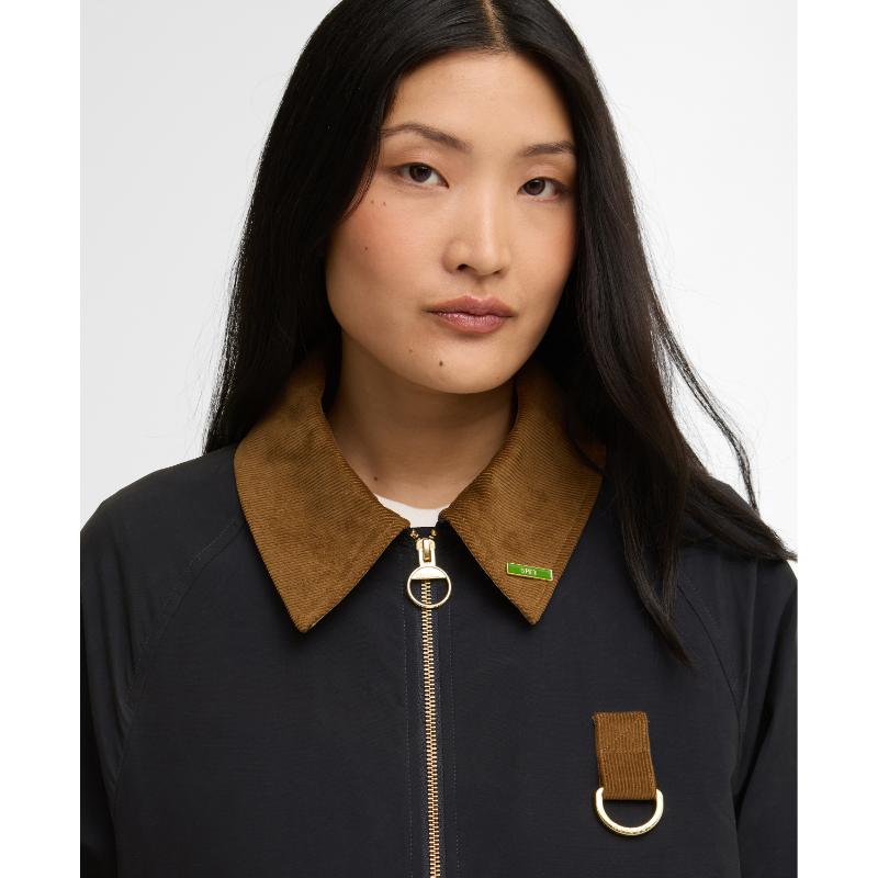 Barbour Icons Spey Showerproof Ladies Jacket - Dark Navy/Dress