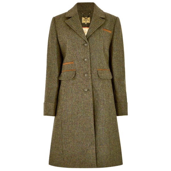 Dubarry Blackthorn 3/4 Length Ladies Tweed Coat - Heath – William