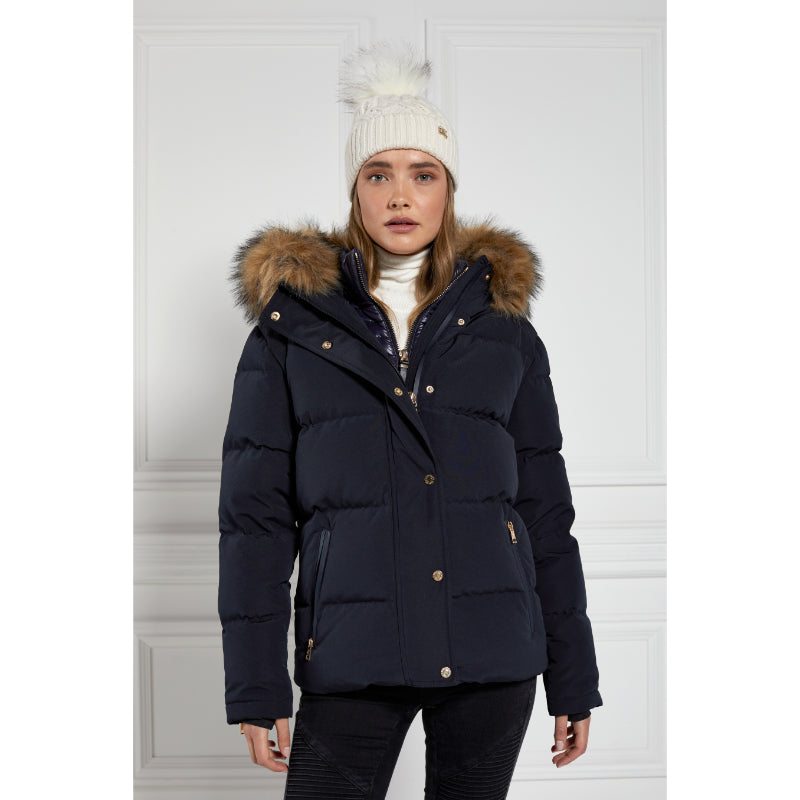 Holland Cooper Colorado Ladies Down Padded Jacket Ink Navy William Powell