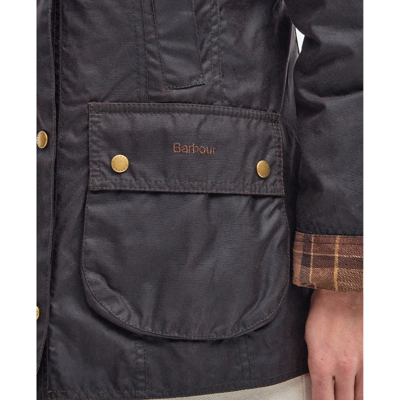 Barbour Beadnell Ladies Wax Jacket - Rustic – William Powell