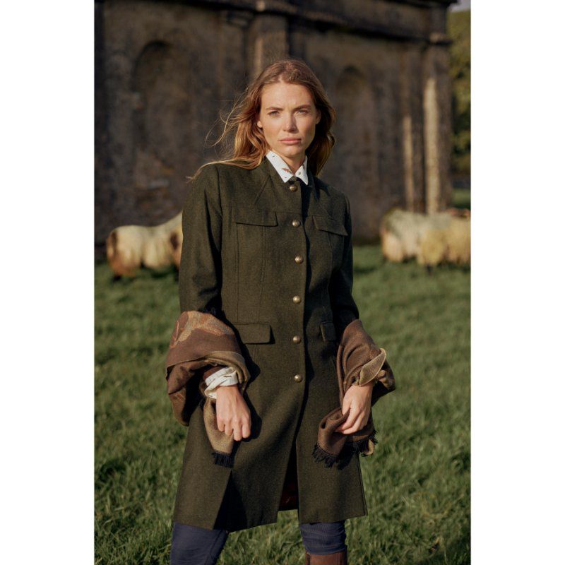 Dubarry Coolepark Ladies Military Loden Coat - Loden
