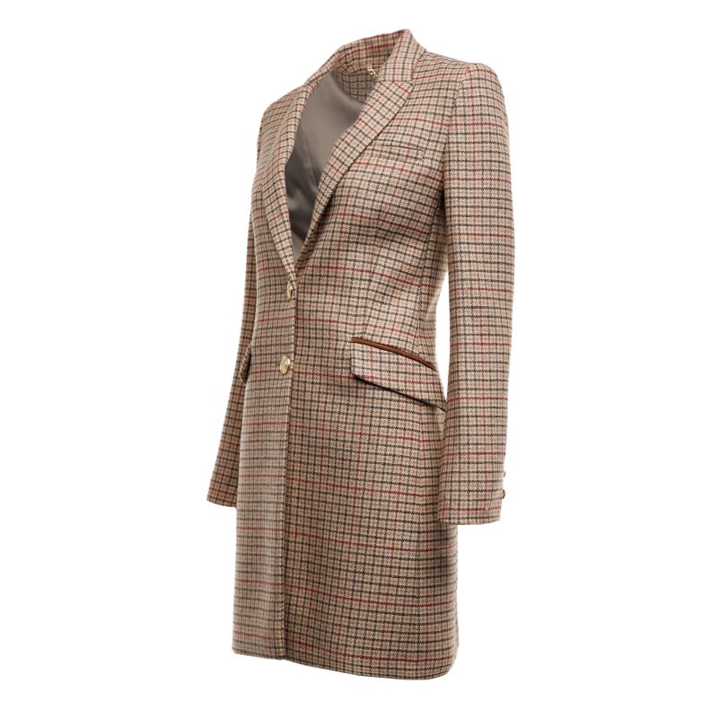Holland Cooper Highgrove Ladies Tweed Coat - Charlton Tweed