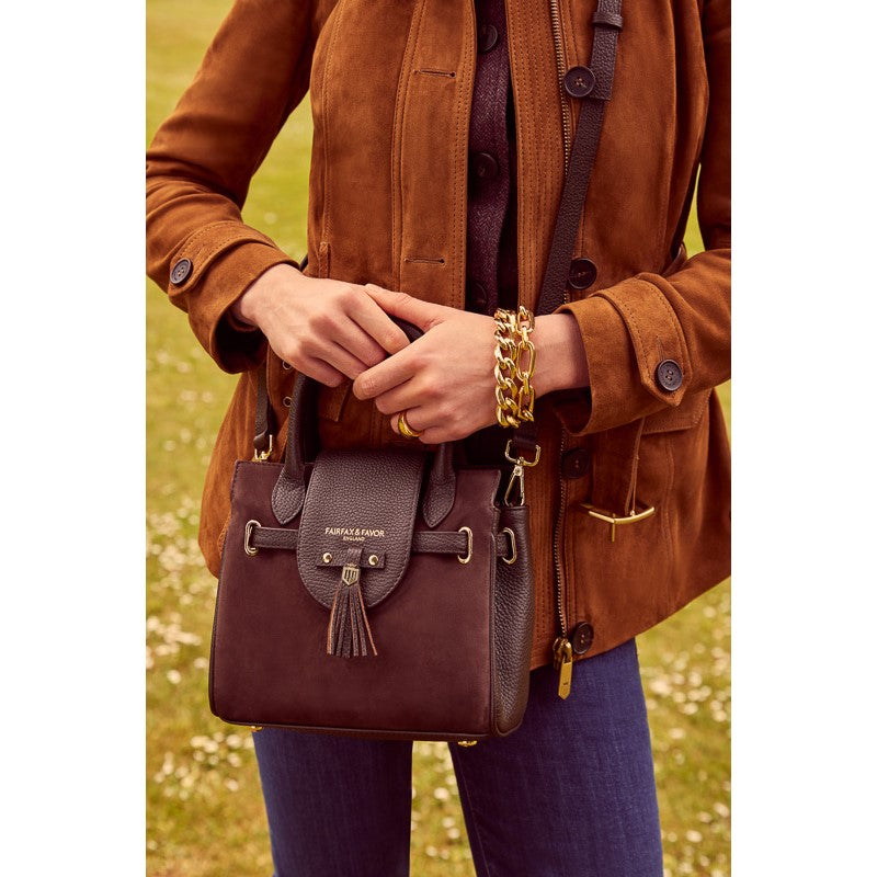 Fairfax & Favor Mini Windsor Handbag - Plum