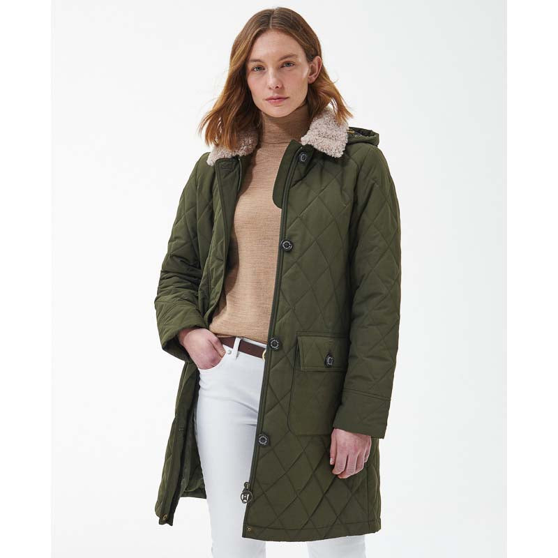 Barbour Fox Ladies Quilted Jacket - Olive/Ancient