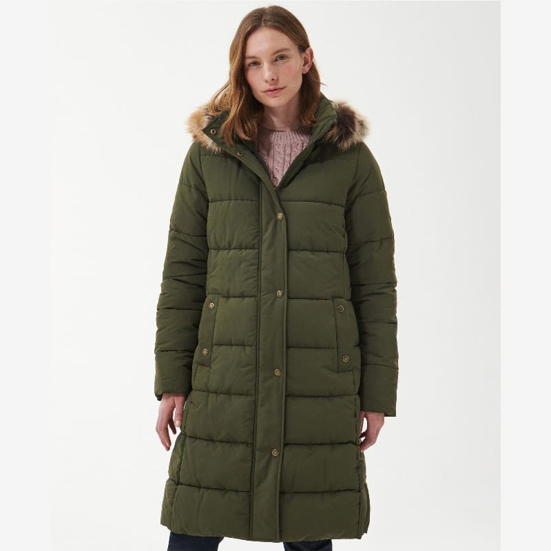 Barbour Grayling Ladies Quilted Jacket - Olive