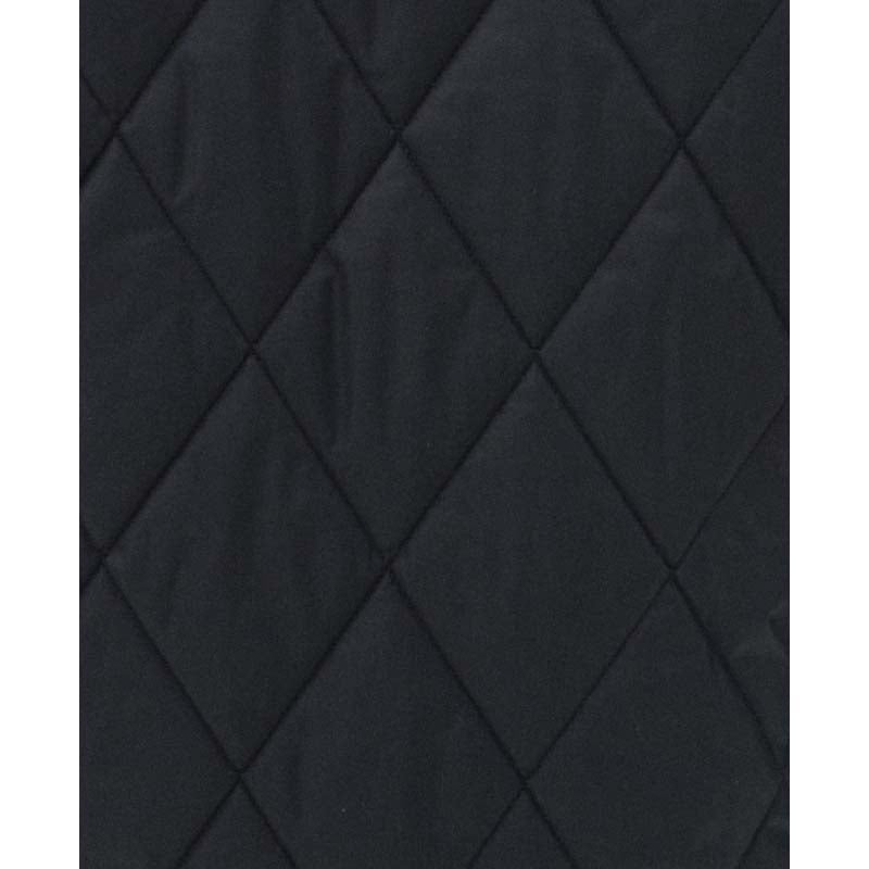Barbour Woodhall Ladies Quilt Jacket - Black/Black/Sage Tartan