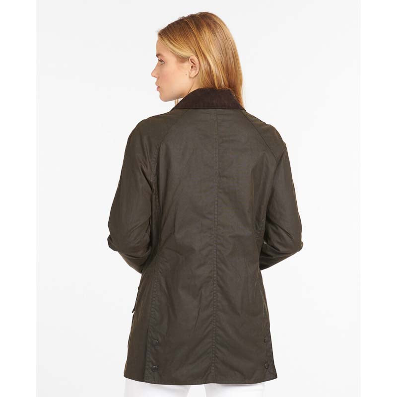 Barbour Classic Beadnell Ladies Wax Jacket - Olive