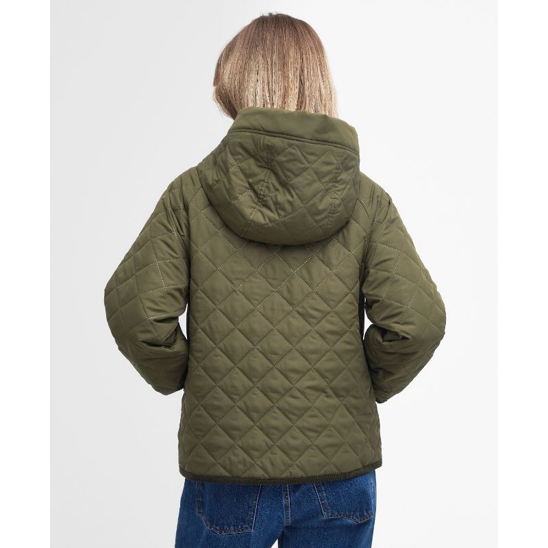 Barbour Glamis Ladies Quilt Jacket - Army Green/Ancient