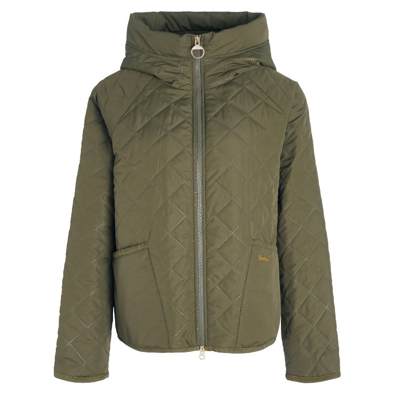 Barbour Glamis Ladies Quilt Jacket - Army Green/Ancient