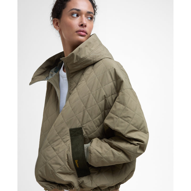 Barbour Maddy Ladies Quilted Jacket - Dusky Green/Ancient