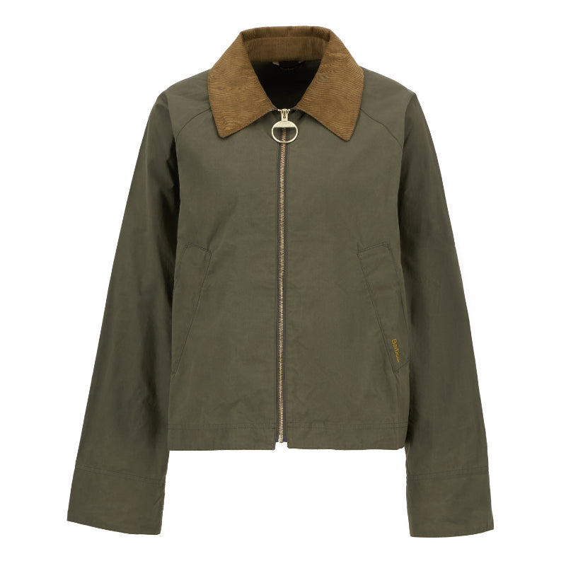 Barbour Catlin Ladies Showerproof Jacket - Dusky Green/Ancient