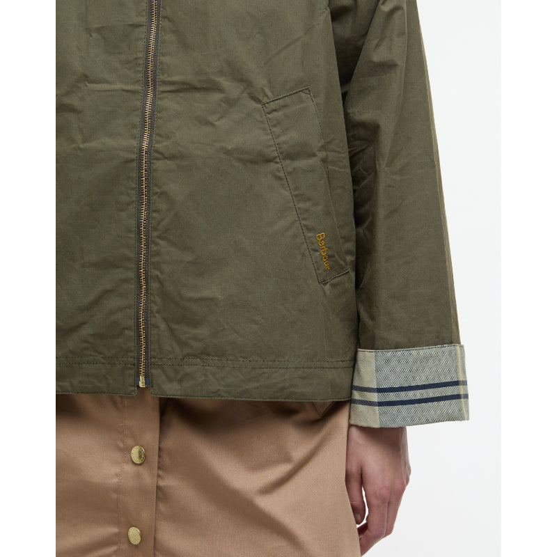 Barbour Catlin Ladies Showerproof Jacket - Dusky Green/Ancient