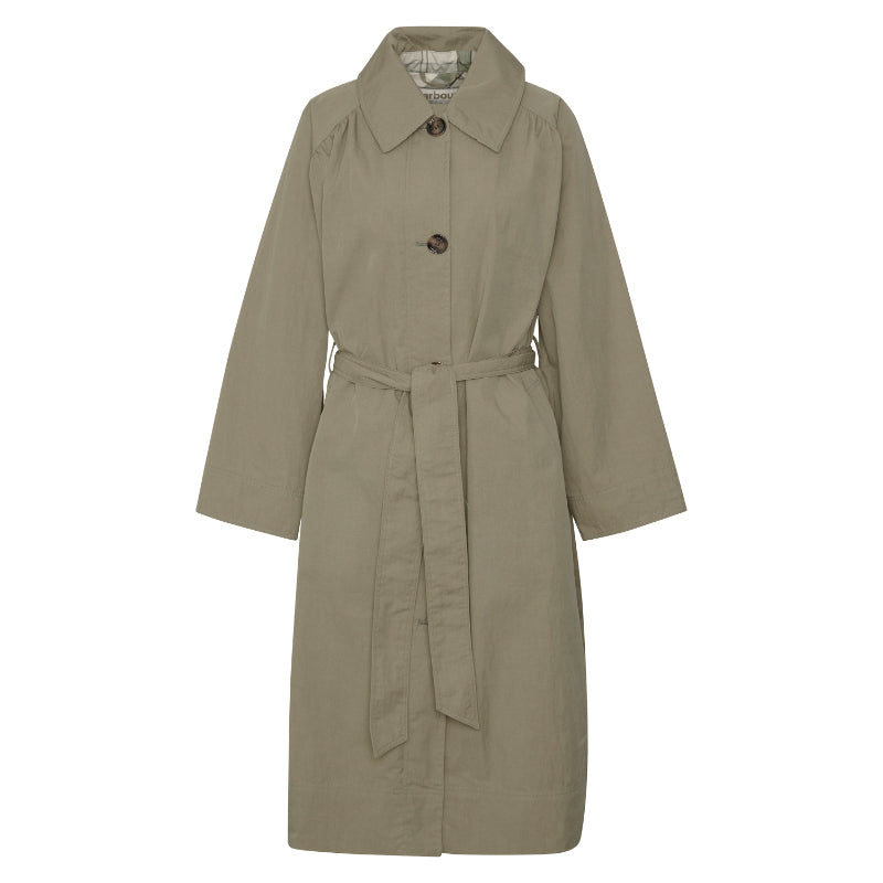 ジャケット・アウター barbour trench coat 46 Barbour LAND ROVER Trench Jacket Coat oiled cotton sage