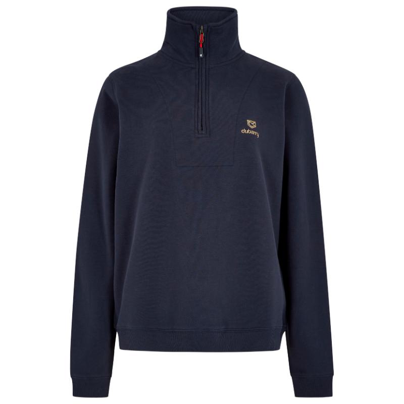 Dubarry Castlemartyr Quarter-Zip Ladies Sweatshirt - Navy