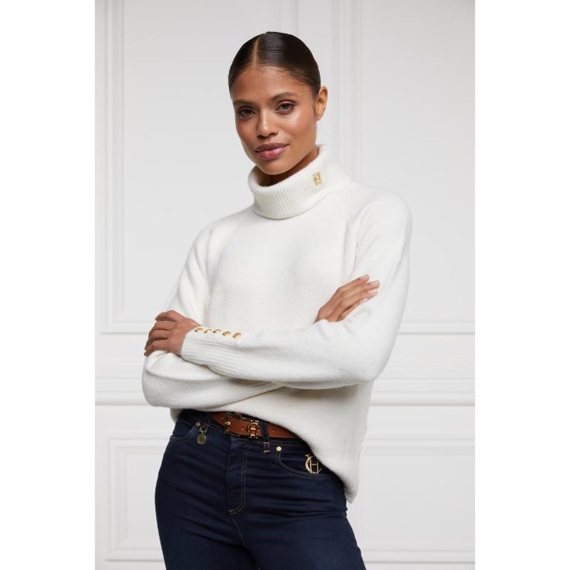 Holland Cooper Tori Ladies Alpaca Mix Knit Roll Neck Jumper