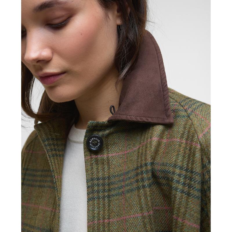 Barbour Flax Lily Ladies Wool Cape - Arabesque/Brown – William Powell